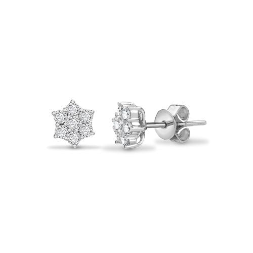 18ct White Gold 1.50ct Diamond Earrings