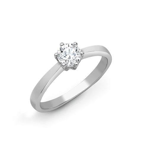 18ct White Gold 1.50ct Solitaire Diamond Ring