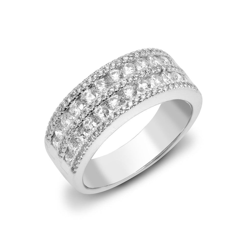 18ct White 1.25ct Dress Ring