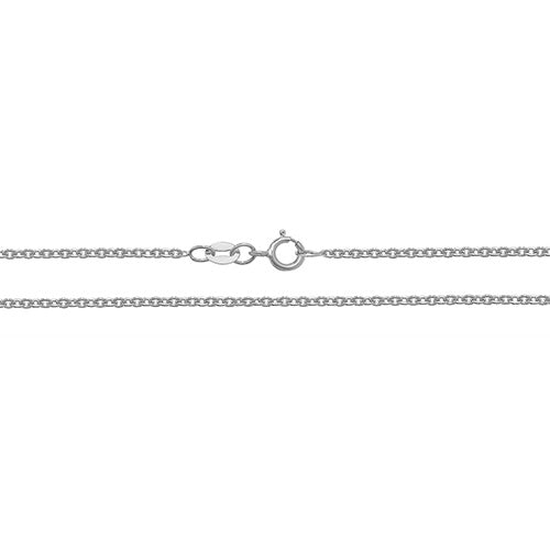 18CT GOLD CABLE CHAIN 16" 2.2g