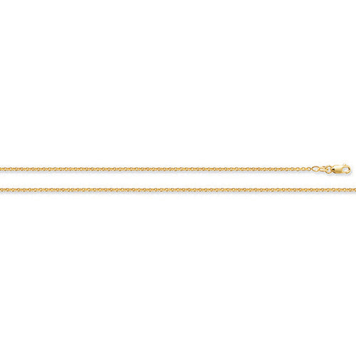 18CT GOLD ROLLO CHAIN 4.5g