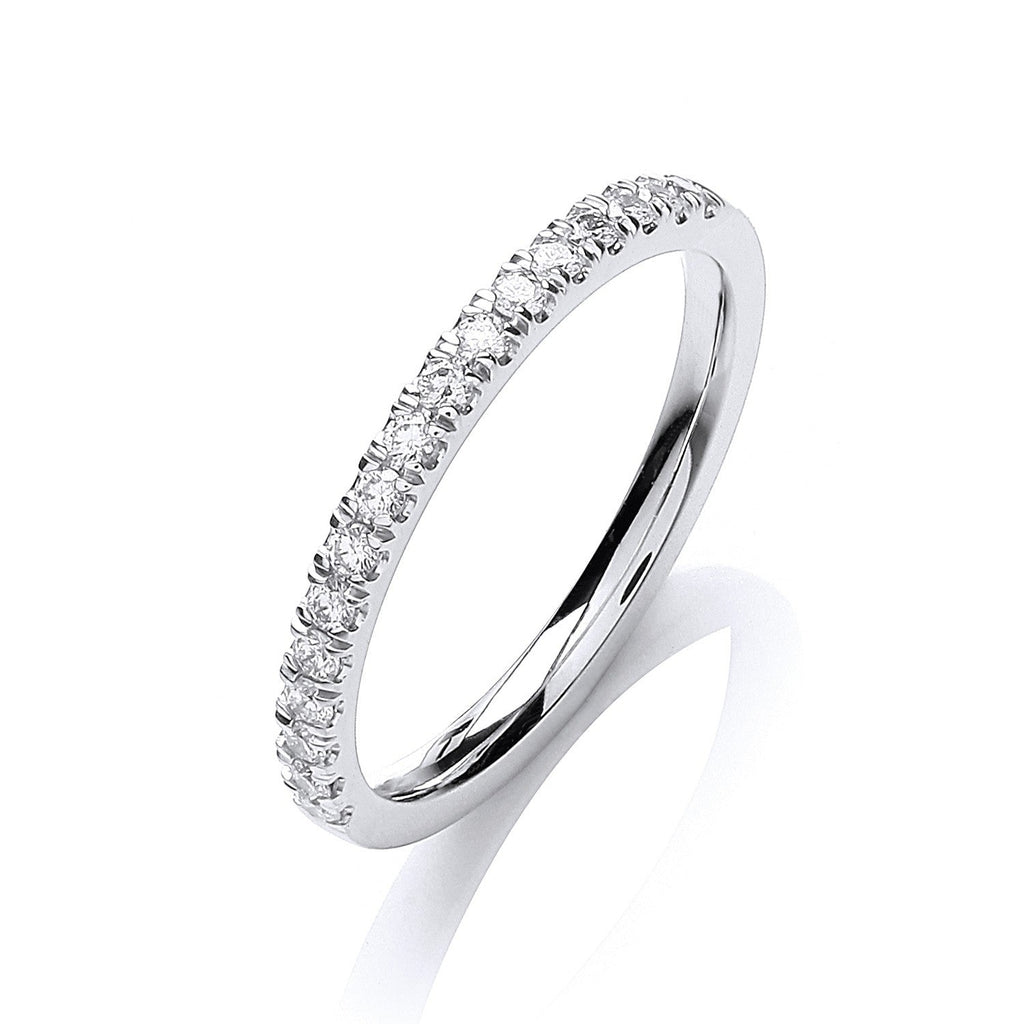 18ct White Gold 0.25ct Ring - No Certificate