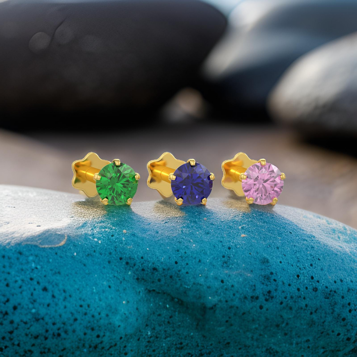 Diamond & Gemstone Nose Piercings