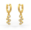 Sparkling 0.40ct Diamond Bubble Hoop Earrings
