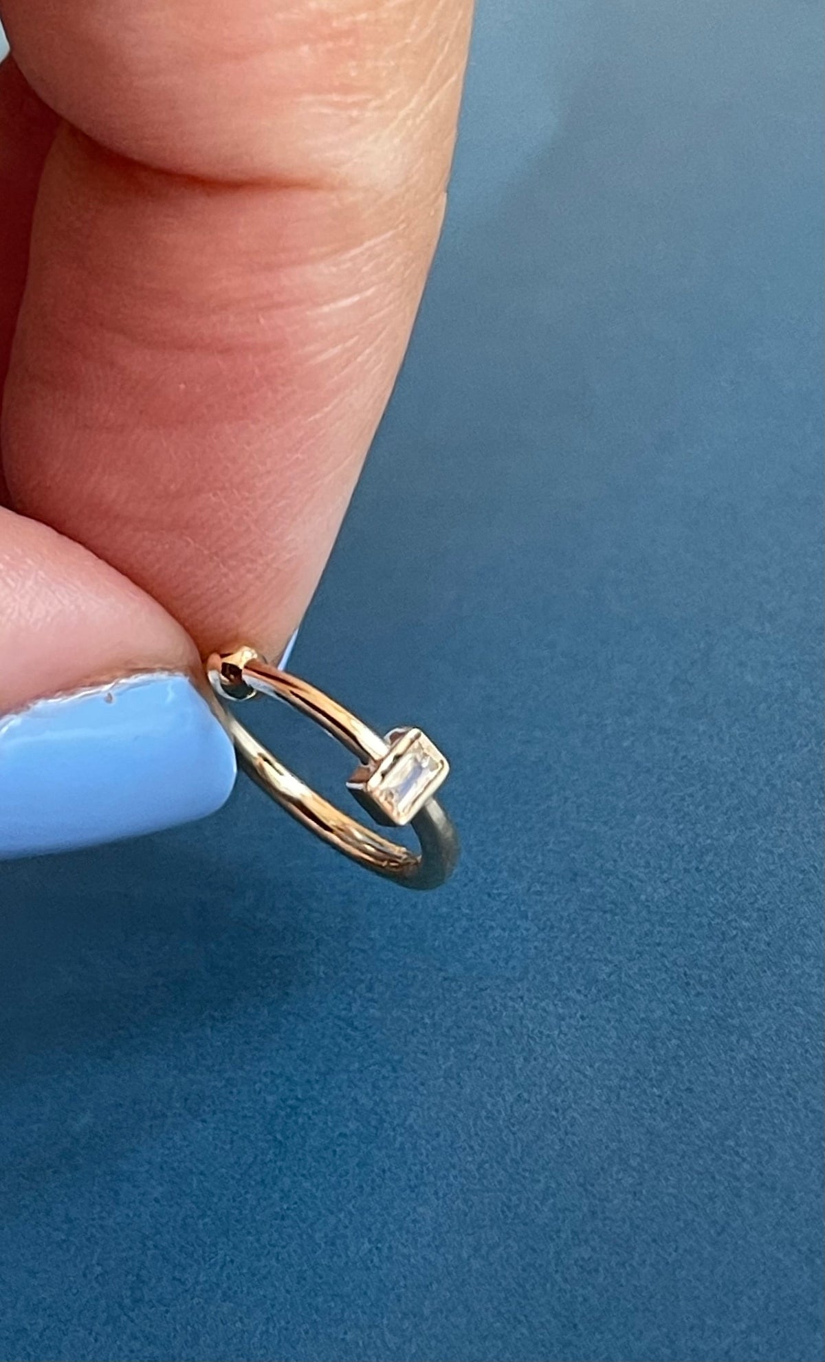 10mm inner diameter diamond nose ring