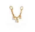 Diamond Connector Charm Chain in 18ct Yellow Gold