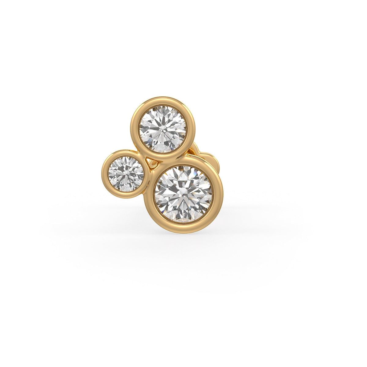 0.20ct Bubble diamond nose stud
