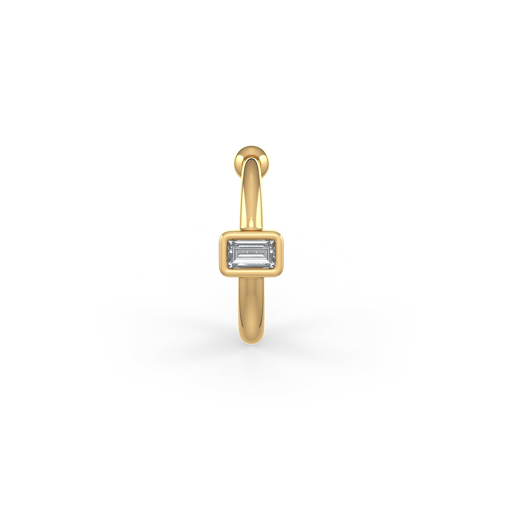 Baguette diamond ring in 18ct gold