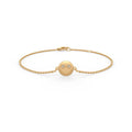 18ct Yellow Gold Emoji Smiley Diamond Bracelet Cervin Blanc