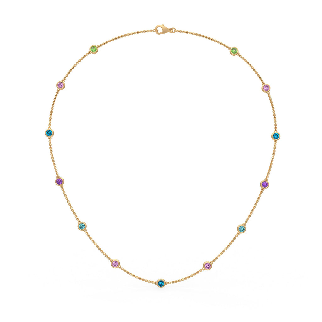 Sophisticated gemstone necklace for everyday or occasion wear