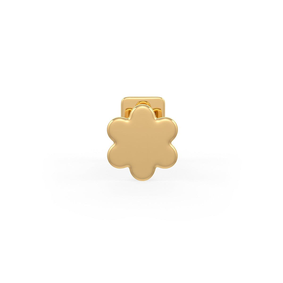 Secure screwback baguette nose stud
