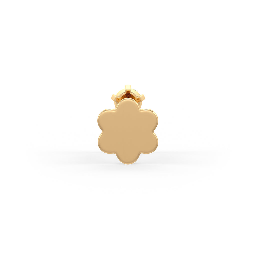 Secure screwback twin diamond pin