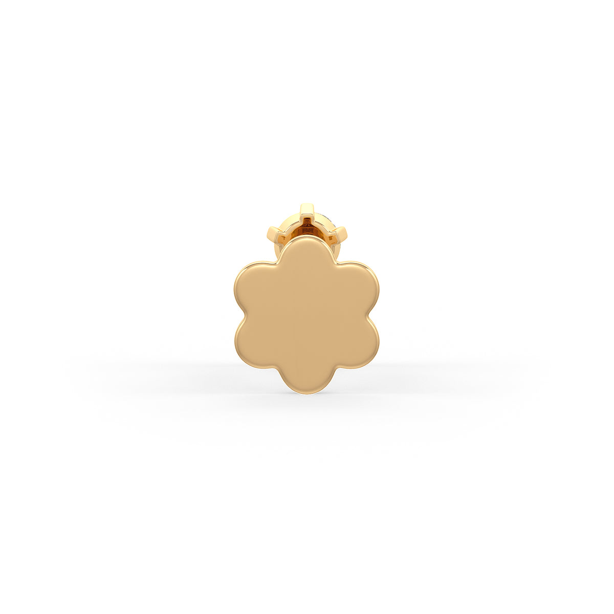 Secure screwback twin diamond pin