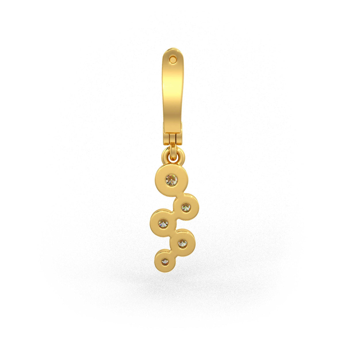 Sparkling 0.40ct Diamond Bubble Hoop Earrings