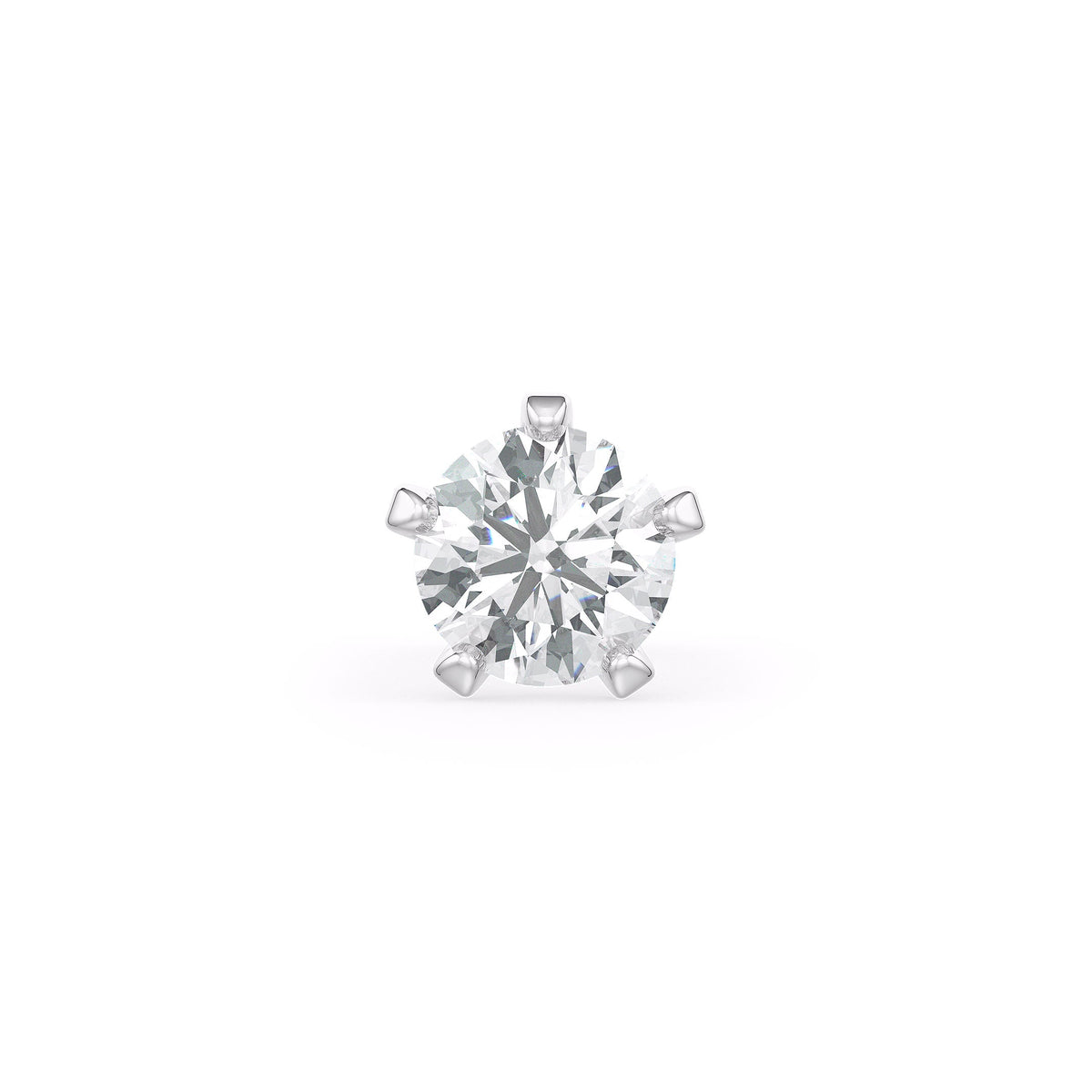 0.06ct diamond screwback nose pin stud