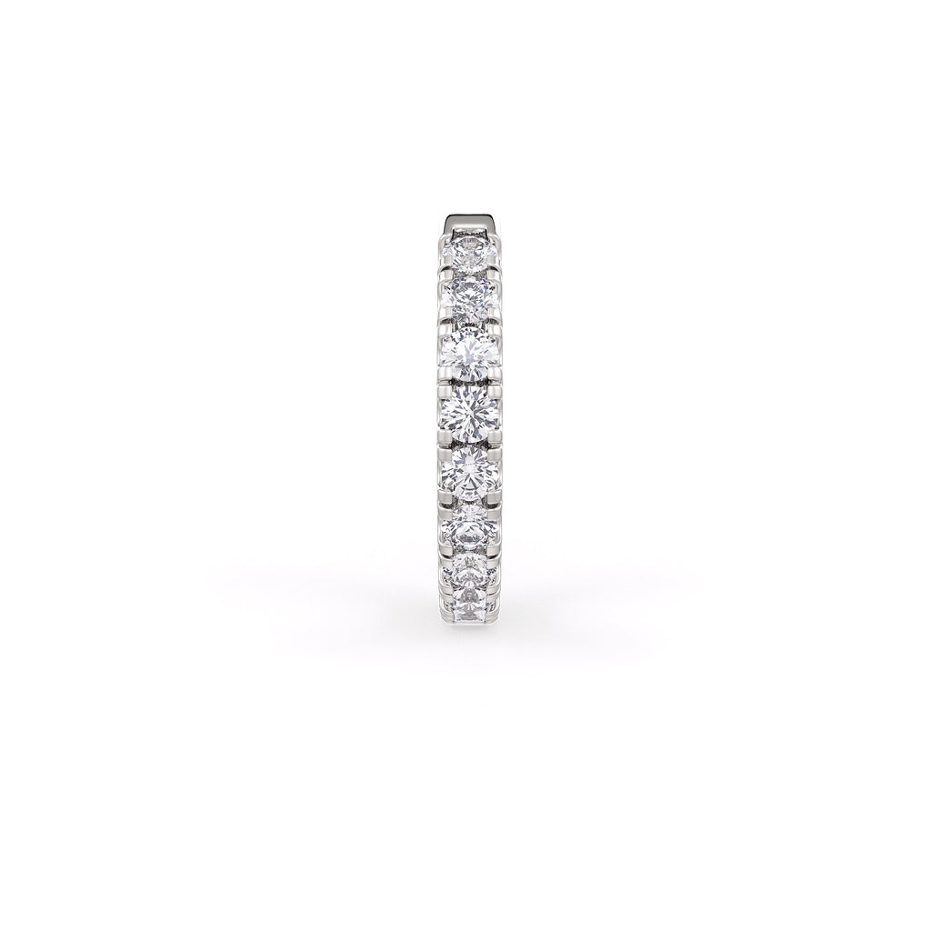 10mm diamond hoop earring for helix piercing
