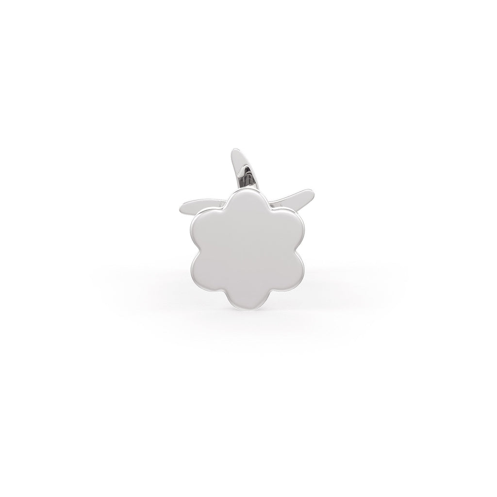 Starfish Diamond Nose Stud Pin 18ct White Gold