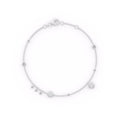 18ct white gold diamond bracelet
