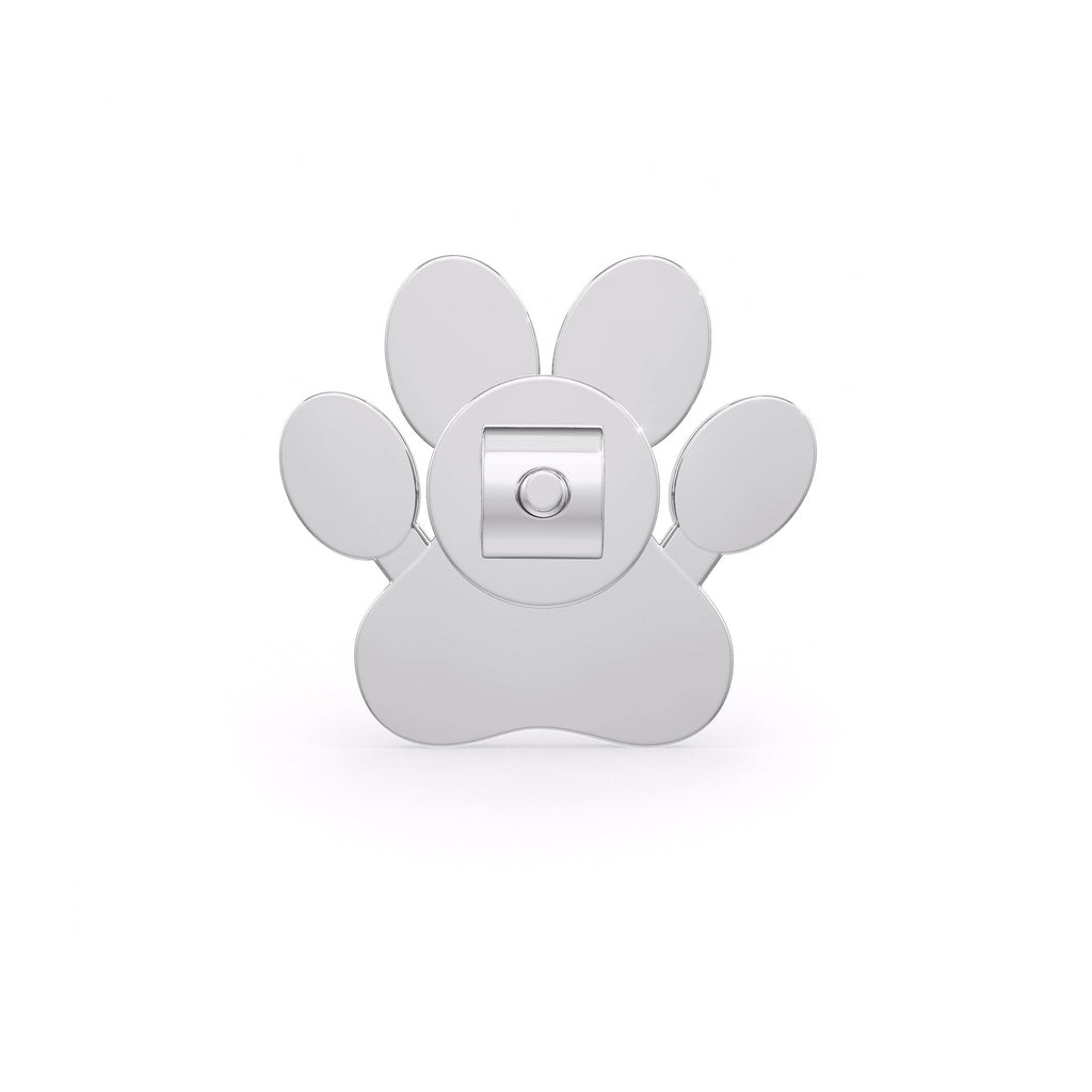 18ct White Gold Diamond Paws Studs with Screwbacks 0.42ct Earrings