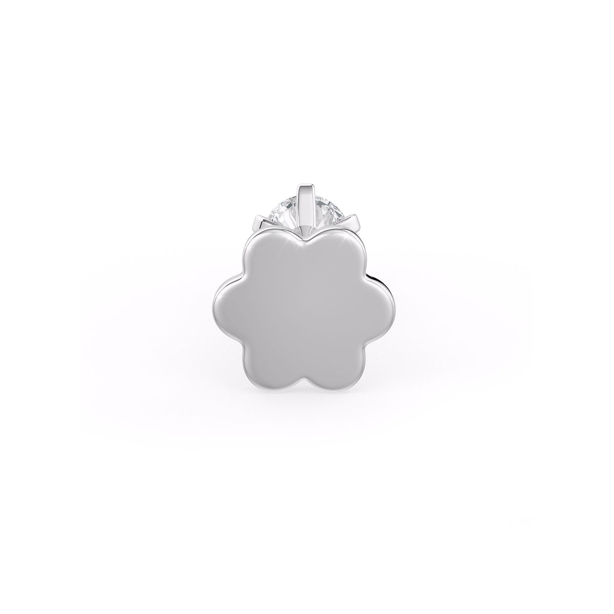 Luxury 18ct gold single diamond nose pin
