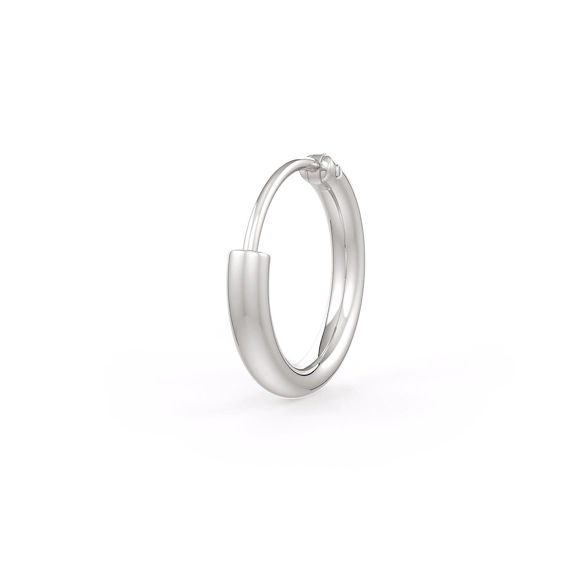 Premium skinny diamond sapphire nose hoop