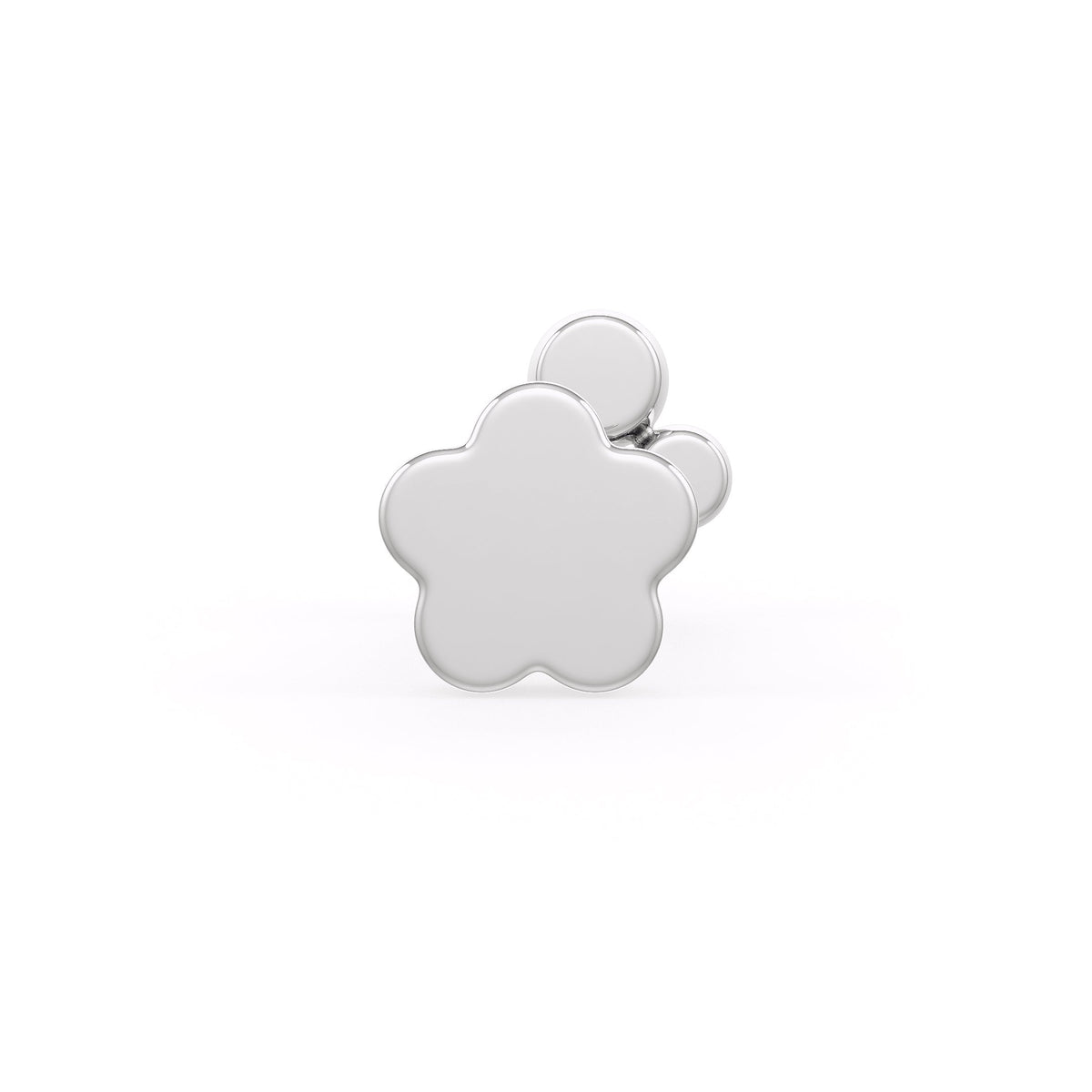 18ct gold sparkling bubble nose piercing
