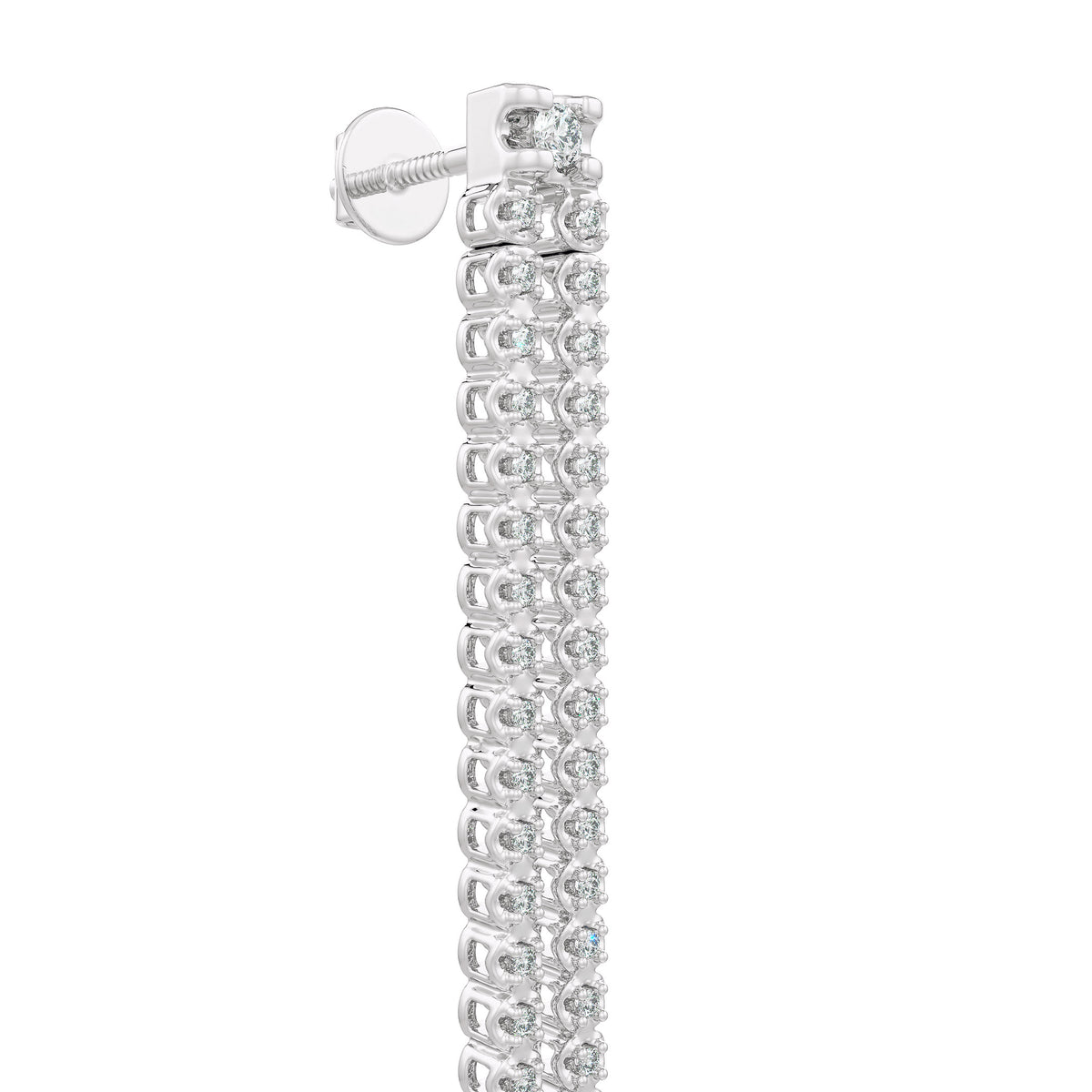 Luxury 0.90ct diamond drop earrings
