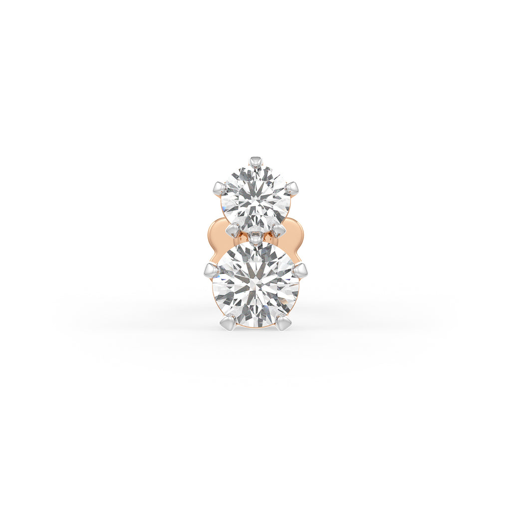 Luxury nose jewelry with diamonds
