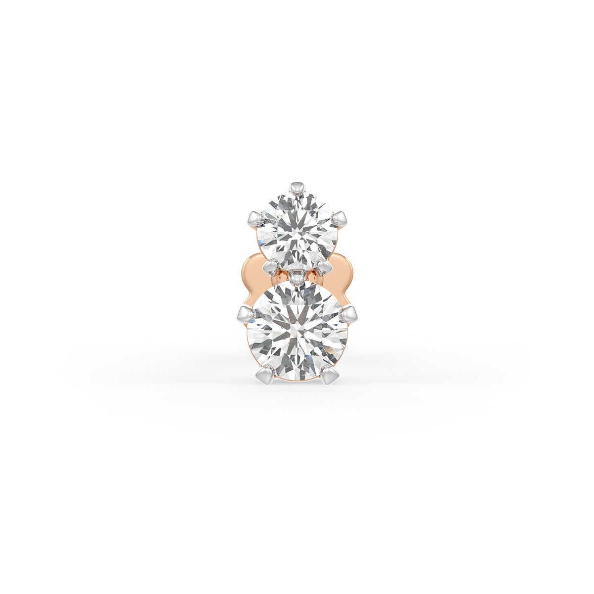 Luxury nose jewelry with diamonds