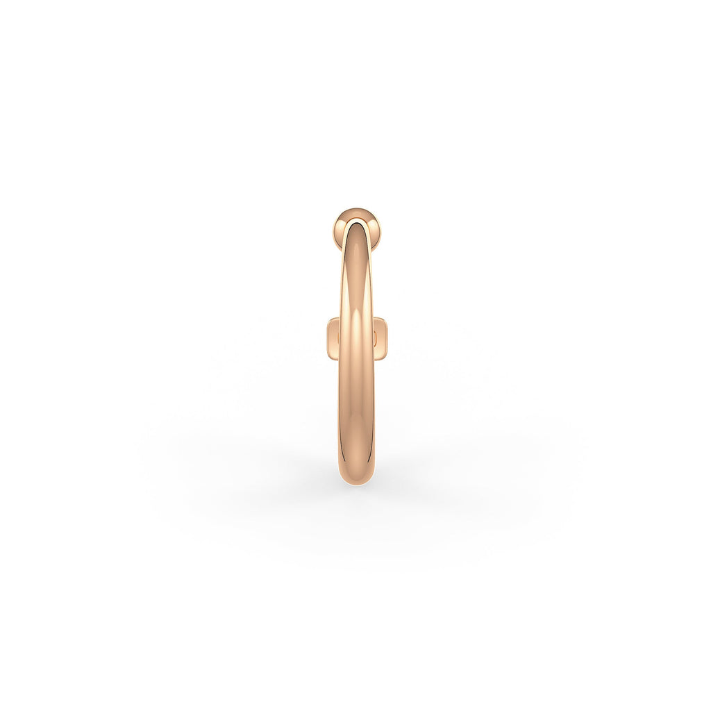 Contemporary 18k diamond nose ring