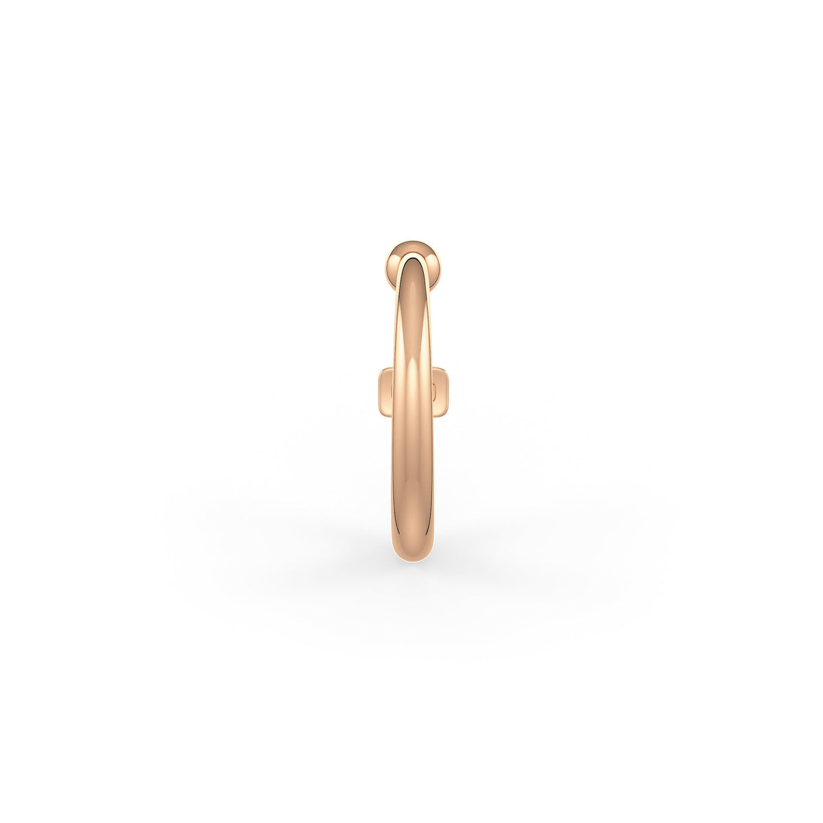 Contemporary 18k diamond nose ring