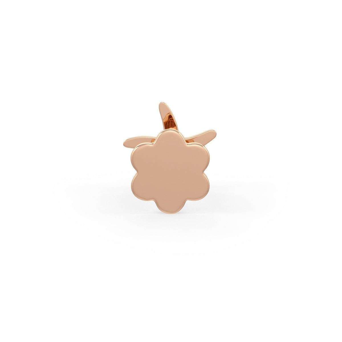 Starfish Diamond Nose Stud Pin 18ct Rose Gold