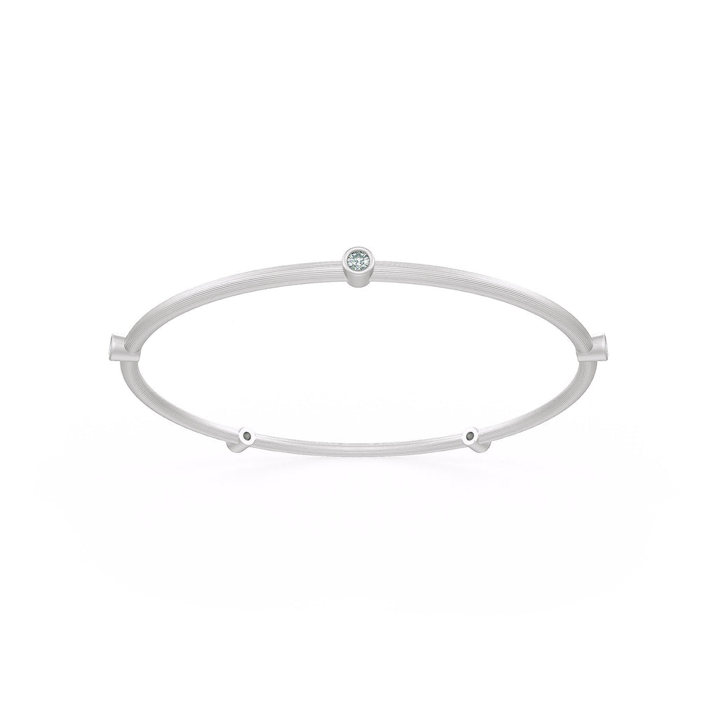 Forever 0.51ct Diamond Eternity Bangle in White Gold