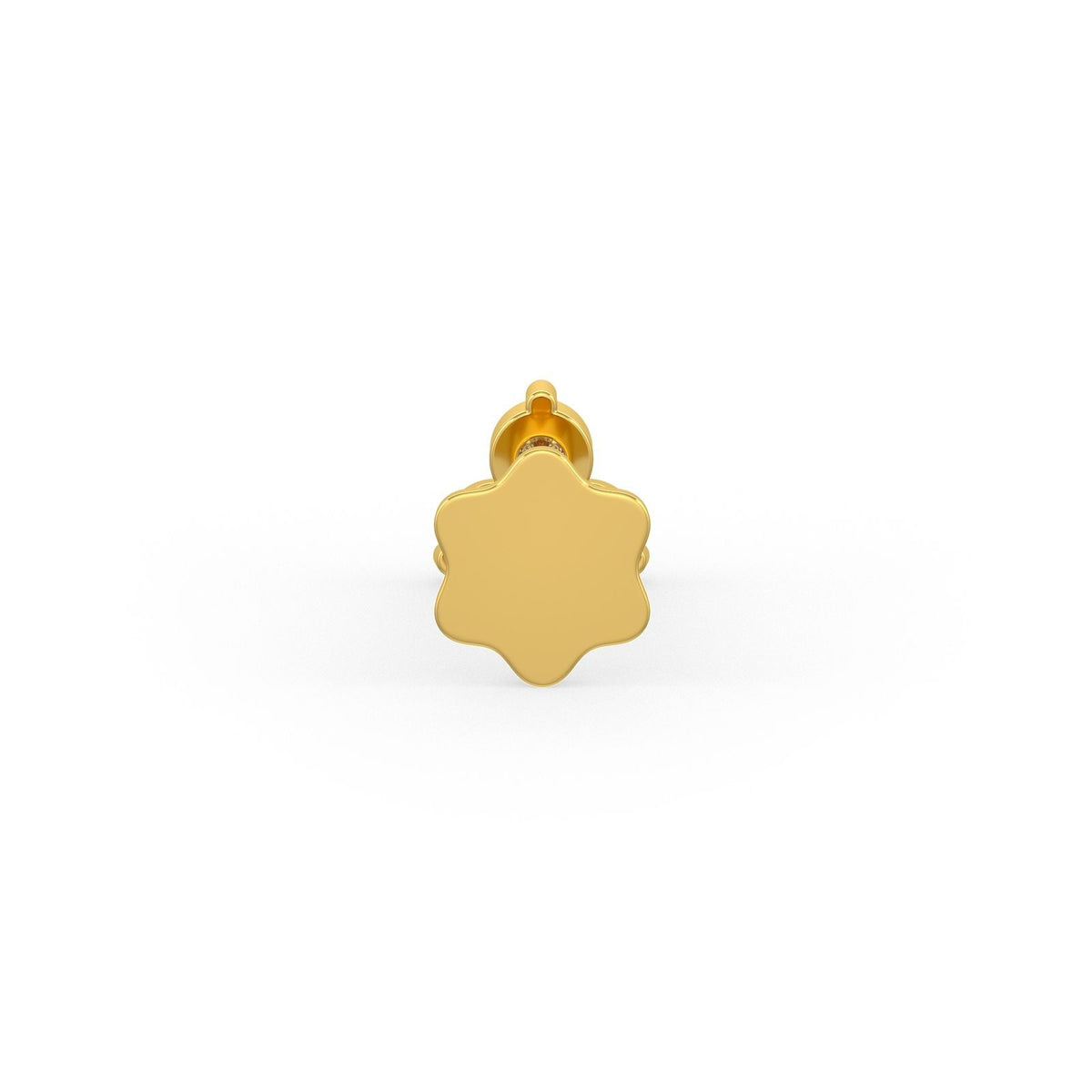 Trilogy Diamant-Nasenstecker aus 18-karätigem Gelbgold
