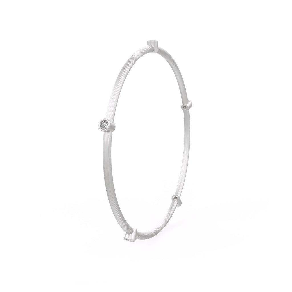Forever 0.51ct Diamond Eternity Bangle in White Gold