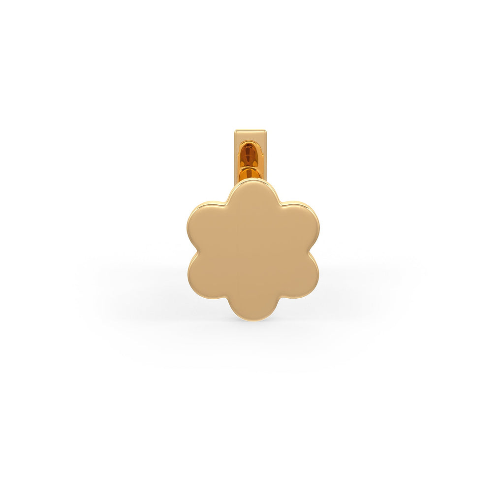 Back view of diamond nose stud