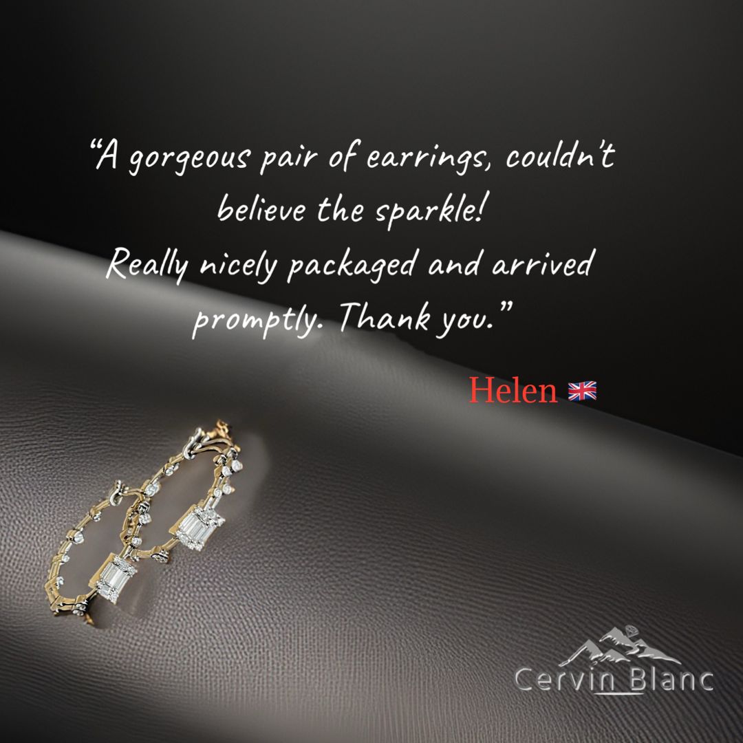 Gold Diamond Earring