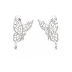0.50ct Butterfly Diamond Earrings