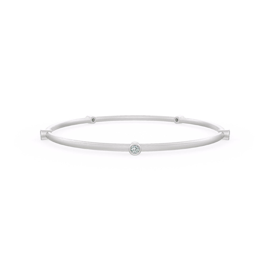 Forever 0.51ct Diamond Eternity Bangle in White Gold