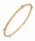 Forever Brilliant: Diamond Eternity Bangle in 18K Rose Gold