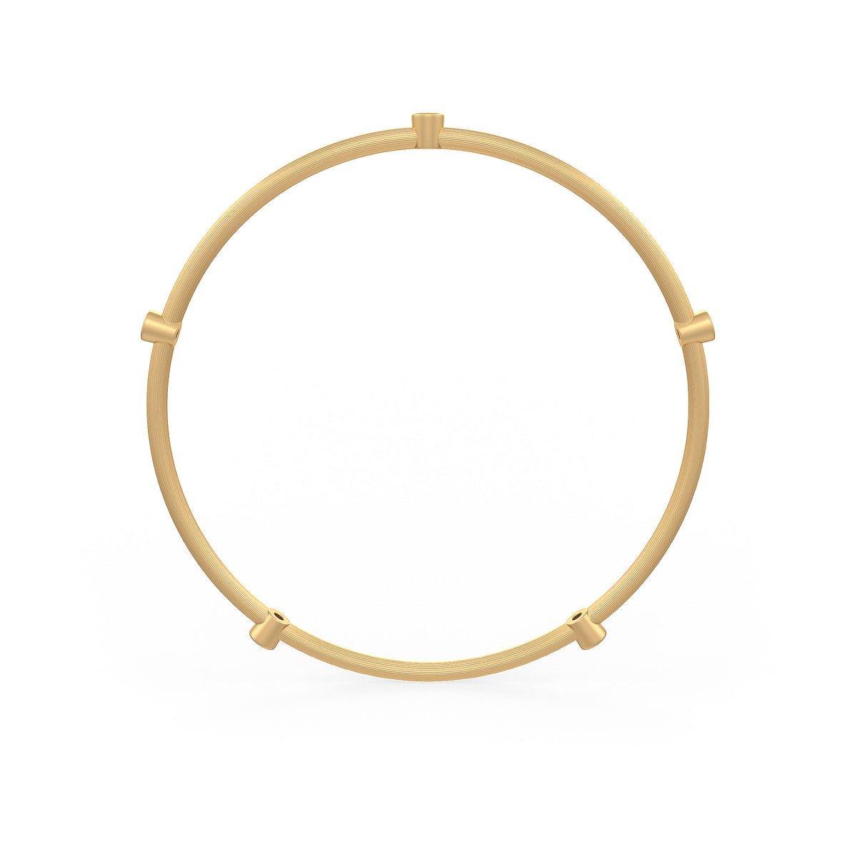 Forever Brilliant: Diamond Eternity Bangle in 18K Rose Gold