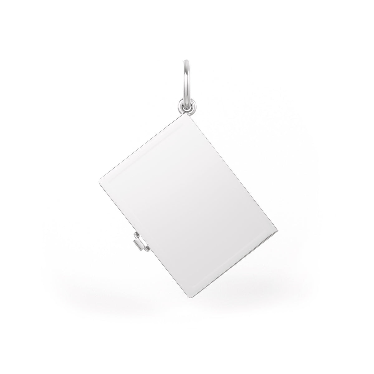 Glamorous diamond accent book charm
