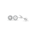 Diamond Earrings Jacket Cuff 0.32ct 18ct White Gold