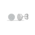 18ct White 0.50ct Diamond Cluster Earrings