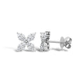 0.50ct Flower Petal Diamond Earrings