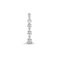 18ct White Gold Diamond Pendant