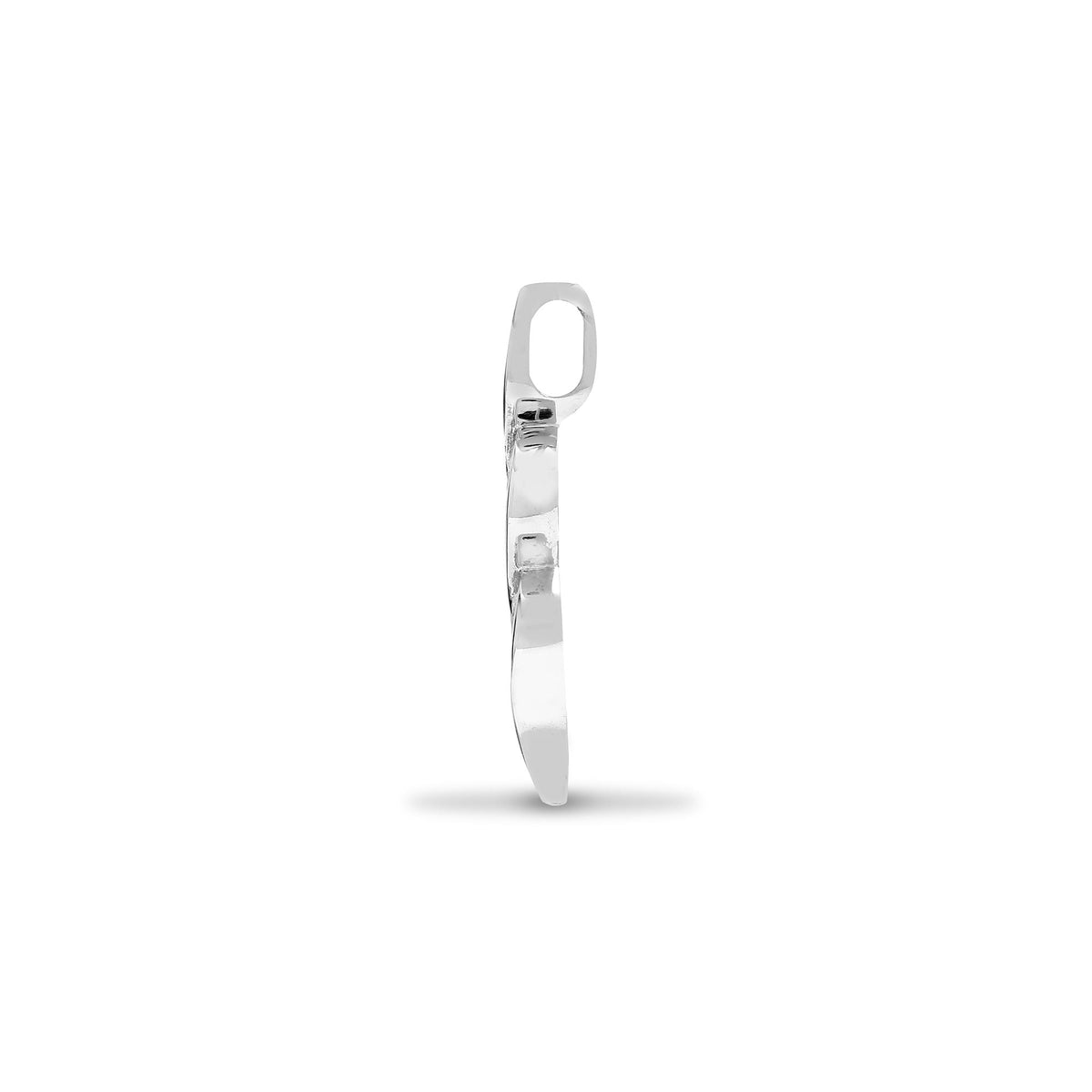 Pendentif en or blanc 18 carats serti de diamants