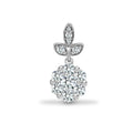 18ct White 0.35ct Diamond Pendant