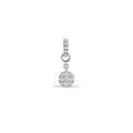 Pendentif en or 18 carats avec diamant blanc de 0,22 carat