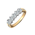  Anello con diamante da 18 carati e 1 carato